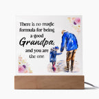 To My Grandpa LED Acrylic Plaque