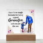 To My Grandpa LED Acrylic Plaque